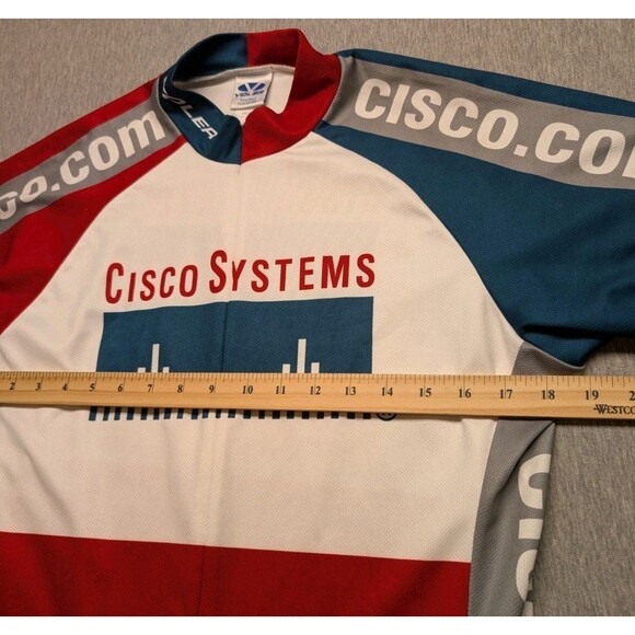 Voler Full Zip Cisco Sytems Made in USA Large Y2K Vintage Tech - Picture 8 of 10